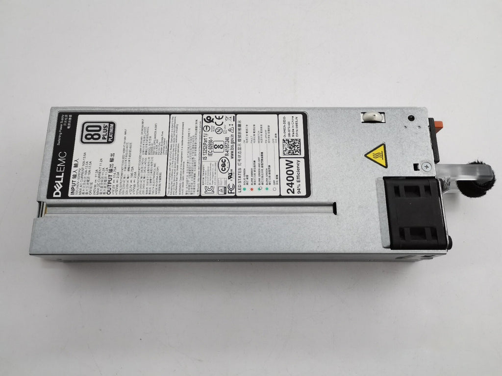 Fuente de alimentación de CA DELL 2400W D2400E-S1 DPS-2400CB 0M63JN PARA R750 R650 R6525