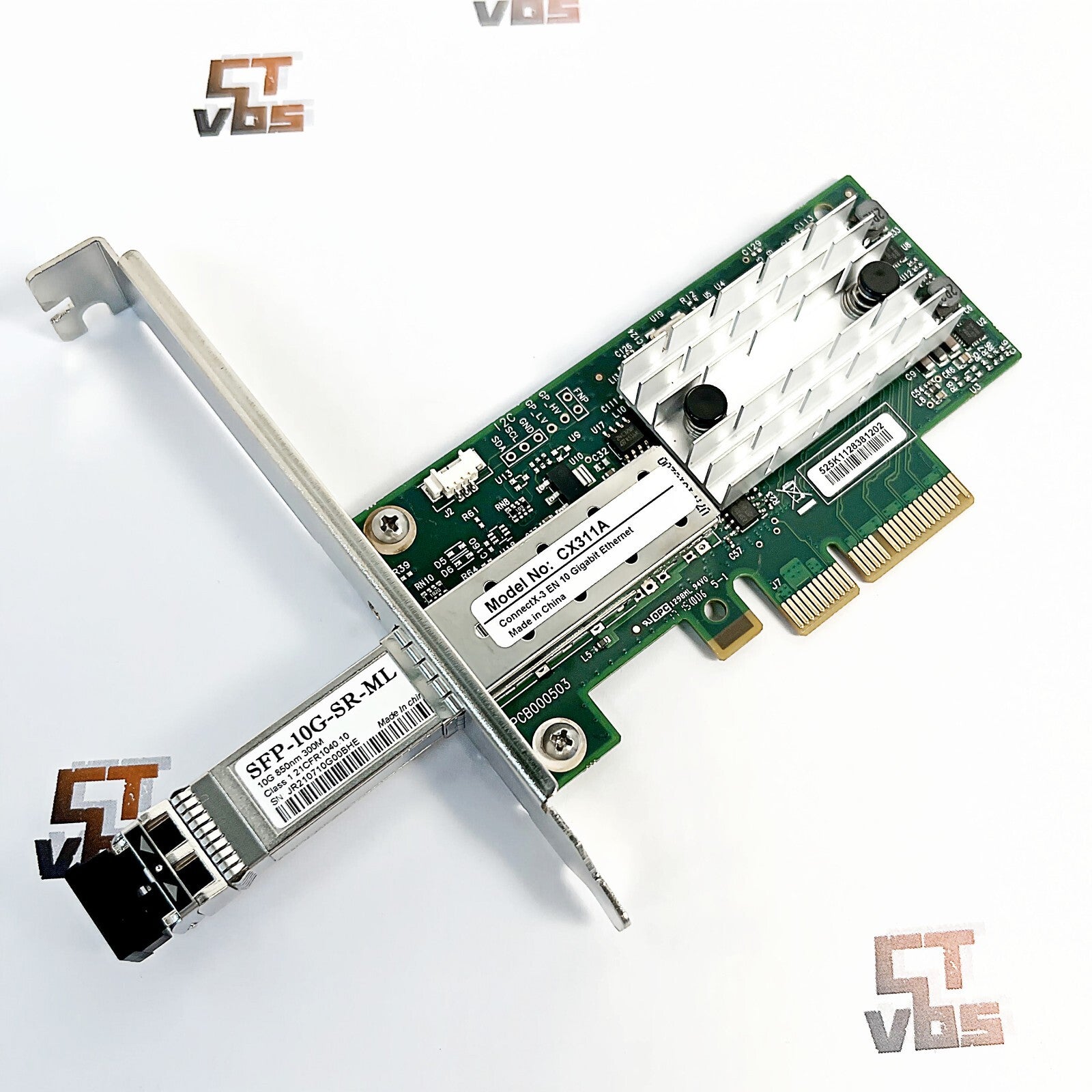 Mellanox MCX311A-XCAT ConnectX-3 EN 10G Ethernet 10GbE SFP+ PCIe-NIC LC-Kabel