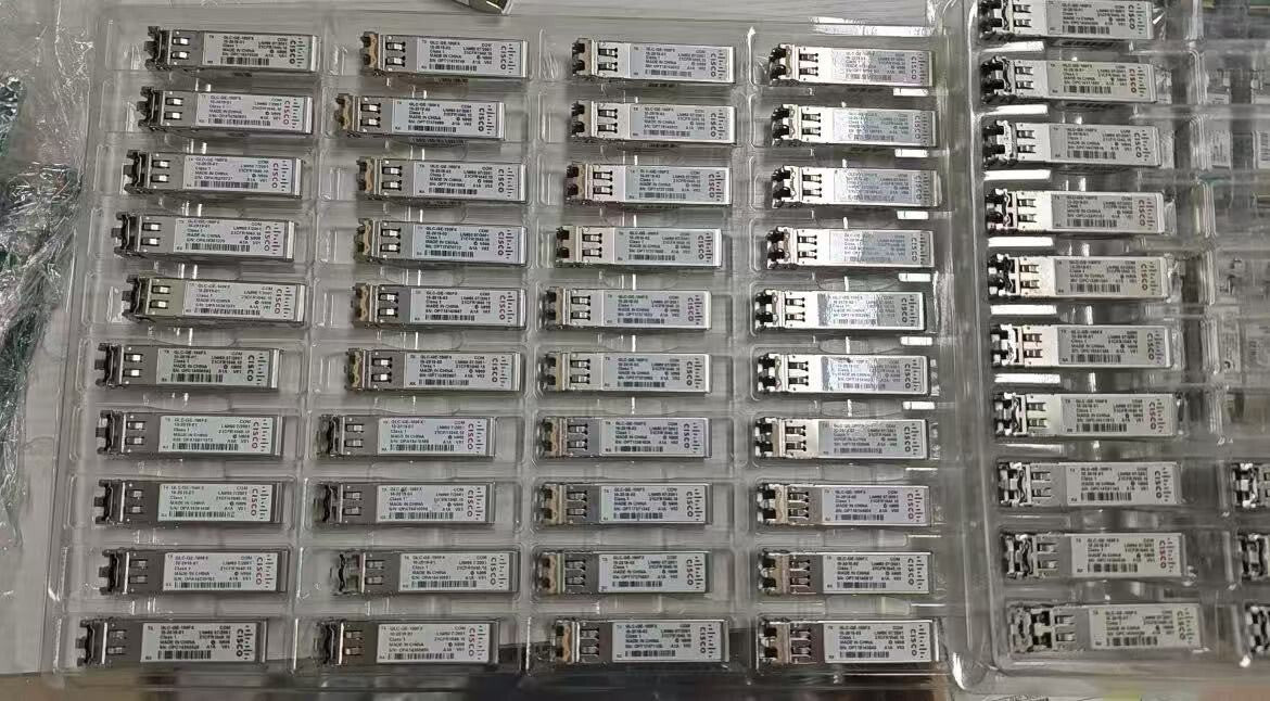 CISCO GLC-GE-100FX 100FX SFP on GE ports. USED CISCO ORIGINAL
