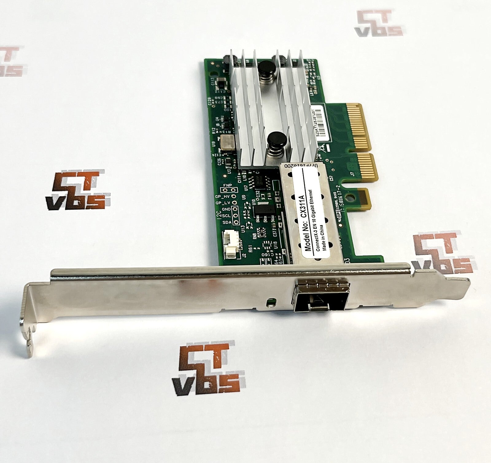 Mellanox MCX311A-XCAT ConnectX-3 EN 10G Ethernet 10GbE SFP+ PCIe NIC mit 2 Halterungen