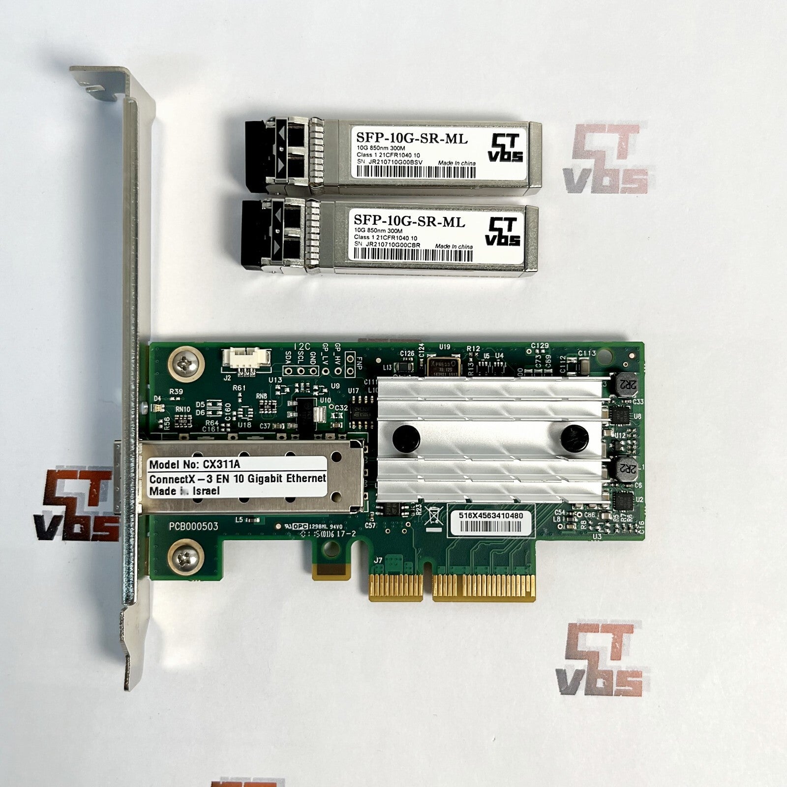 MCX311A-XCAT CX311A Mellanox ConnectX-3 EN 10G Ethernet 10GbE SFP+PCIe-NIC