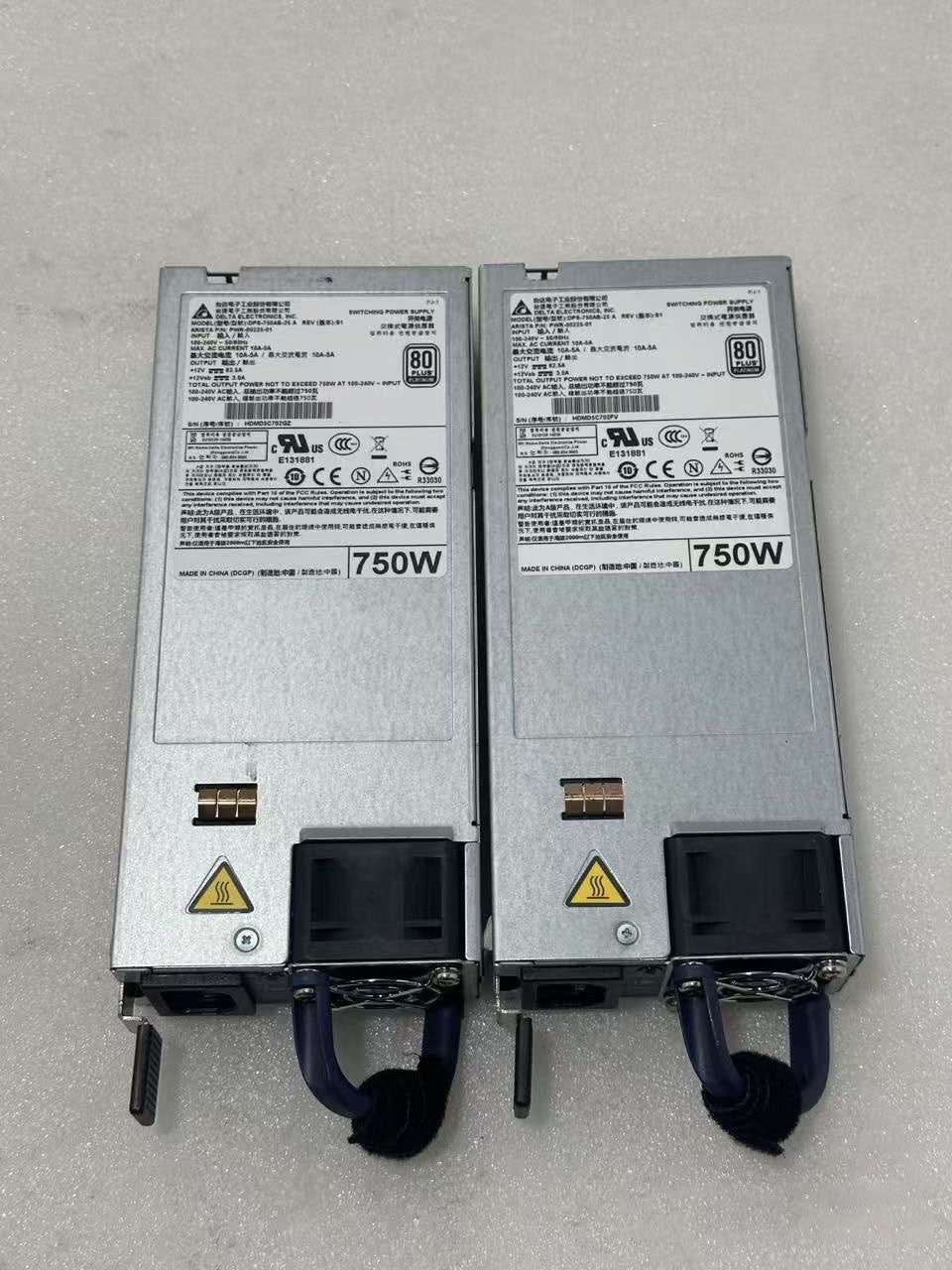1 ud. Fuente de alimentación Arista PWR-745AC-R 750W CA 7050TX-128, 7060X 7280QR Interruptor B2F