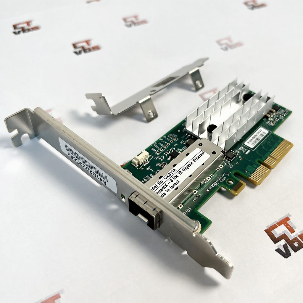Mellanox MCX311A-XCAT ConnectX-3 EN 10G Ethernet 10GbE SFP+ PCIe NIC w/2 Bracket