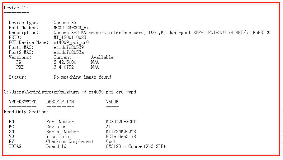 CX312B Mellanox ConnectX-3 MCX312B-XCBT no Pro CX312B-XCBT Tarjeta Ethernet de 10GbE