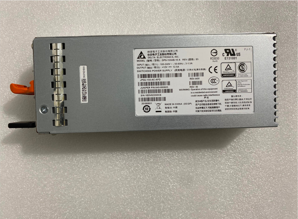 Nueva fuente de alimentación de CA Juniper JPSU-150-AC-AFO 640-060603 para EX3400 4100