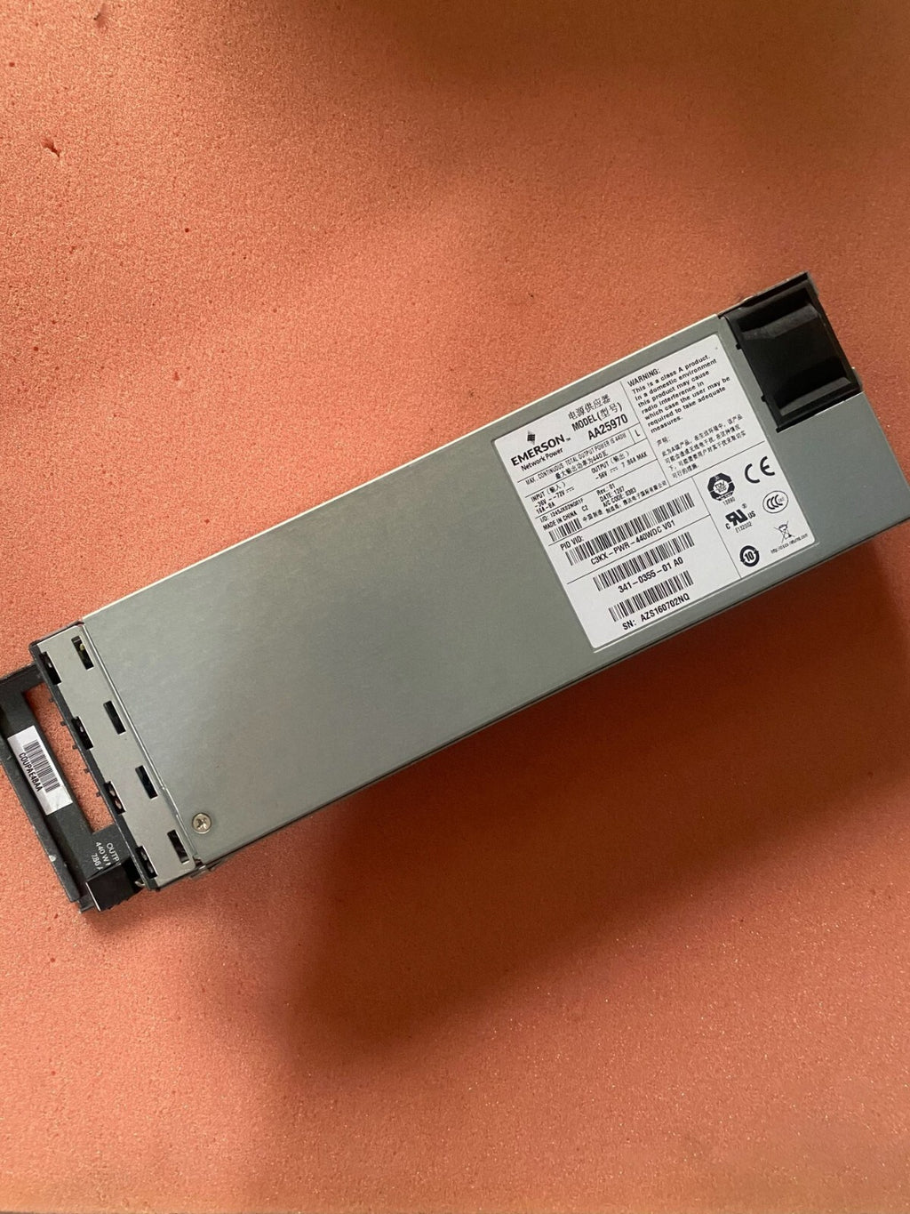 1PC Cisco C3KX-PWR-440WDC 440w DC Power Supply for Catalyst 3000 Series Switches