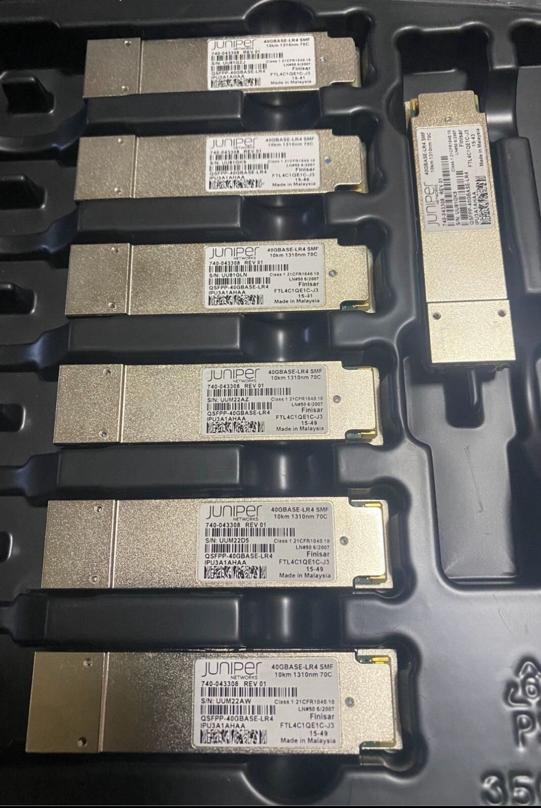 1 Stück Juniper QSFPP-40GBASE-LR4 740-043308 40G QSFP+ LR4 10km SMF Transceiver