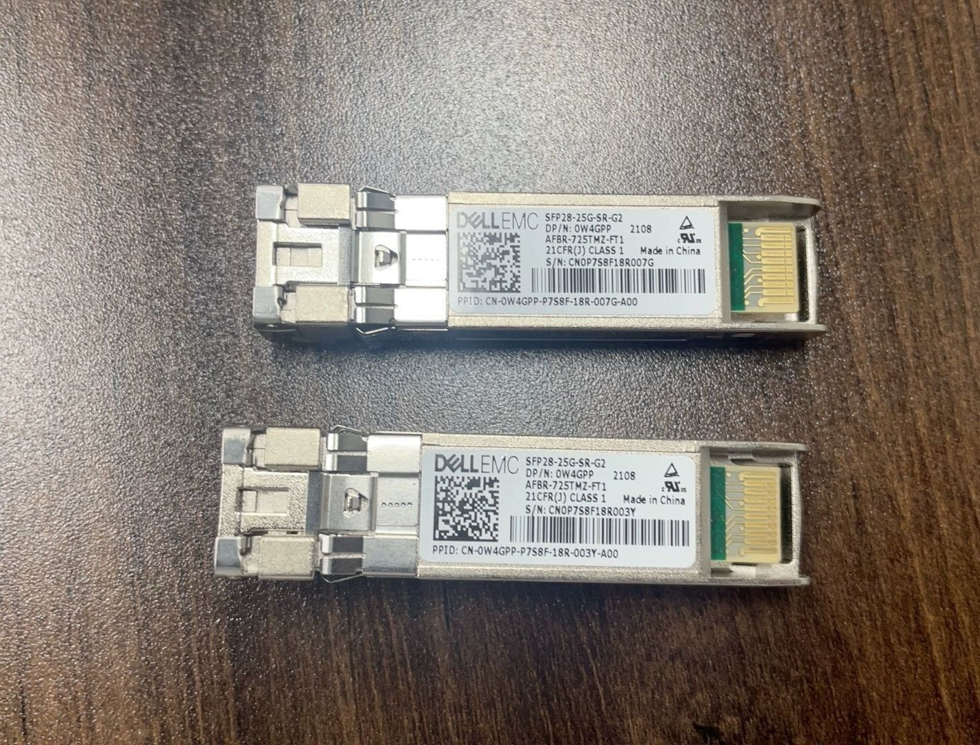 1pcs Dell 0W4GPP SFP 25GB SFP28-25G-SR-G2 AFBR-725TMZ-FT1 Optical Transceiver