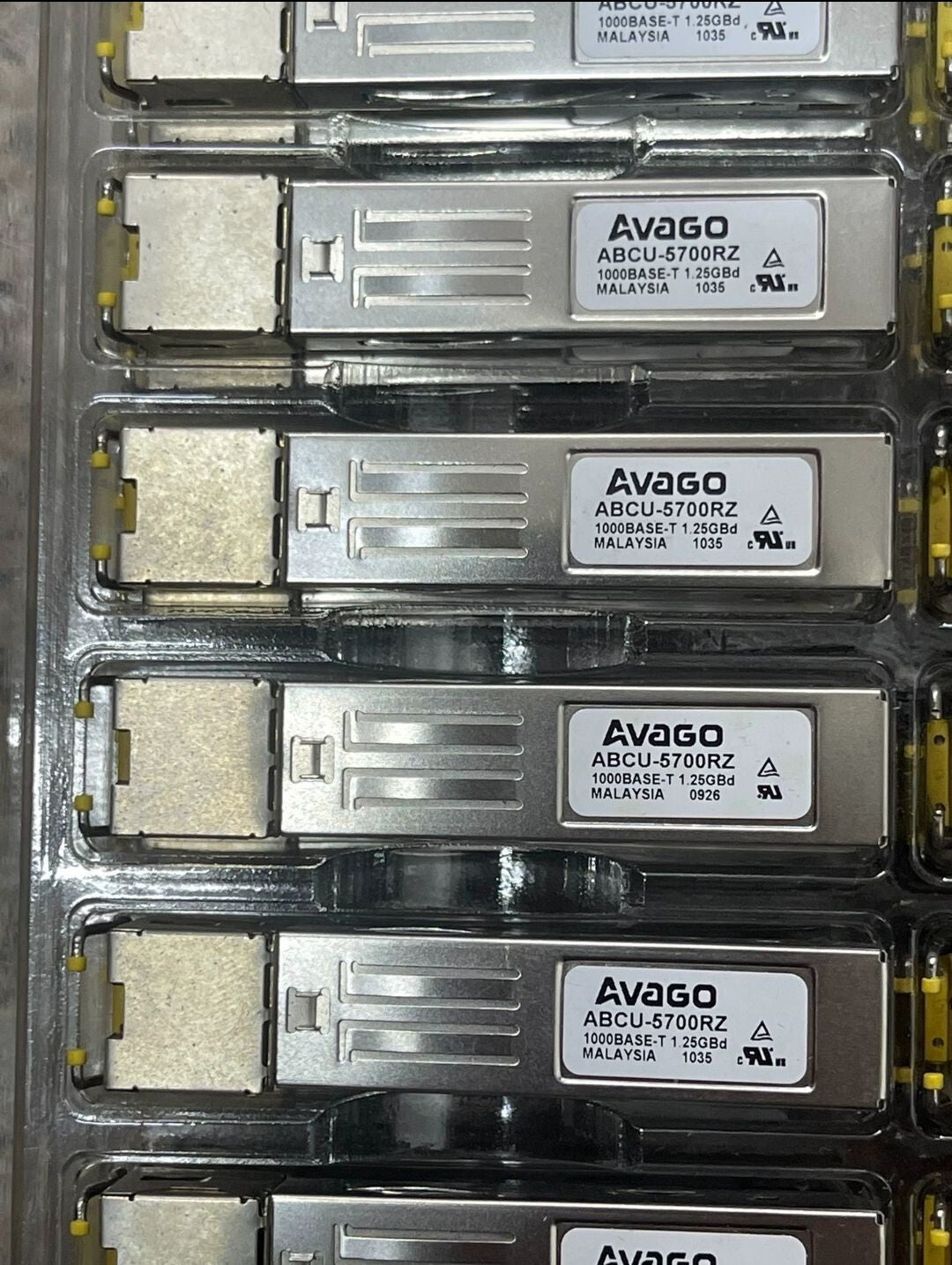 2pcs Avago ABCU-5700RZ 1.25GB 1000Base-T SFP+ RJ-45 Transceivers (ABCU-5710RZ)