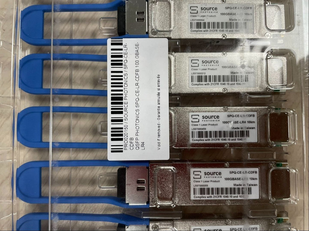 1pcs Source Photonics SPQ-CE-LR-CDFB 100GBASE-LR4 10km QSFP28 Transceiver Module