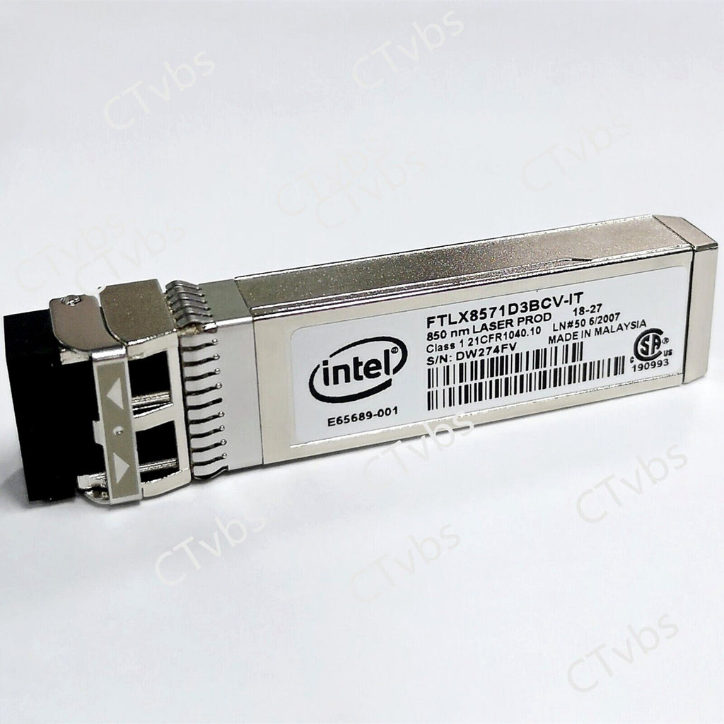10pcs For intel X520-DA2 FTLX8571D3BCVIT1 E10GSFPSR 10G Multimode Transceiver