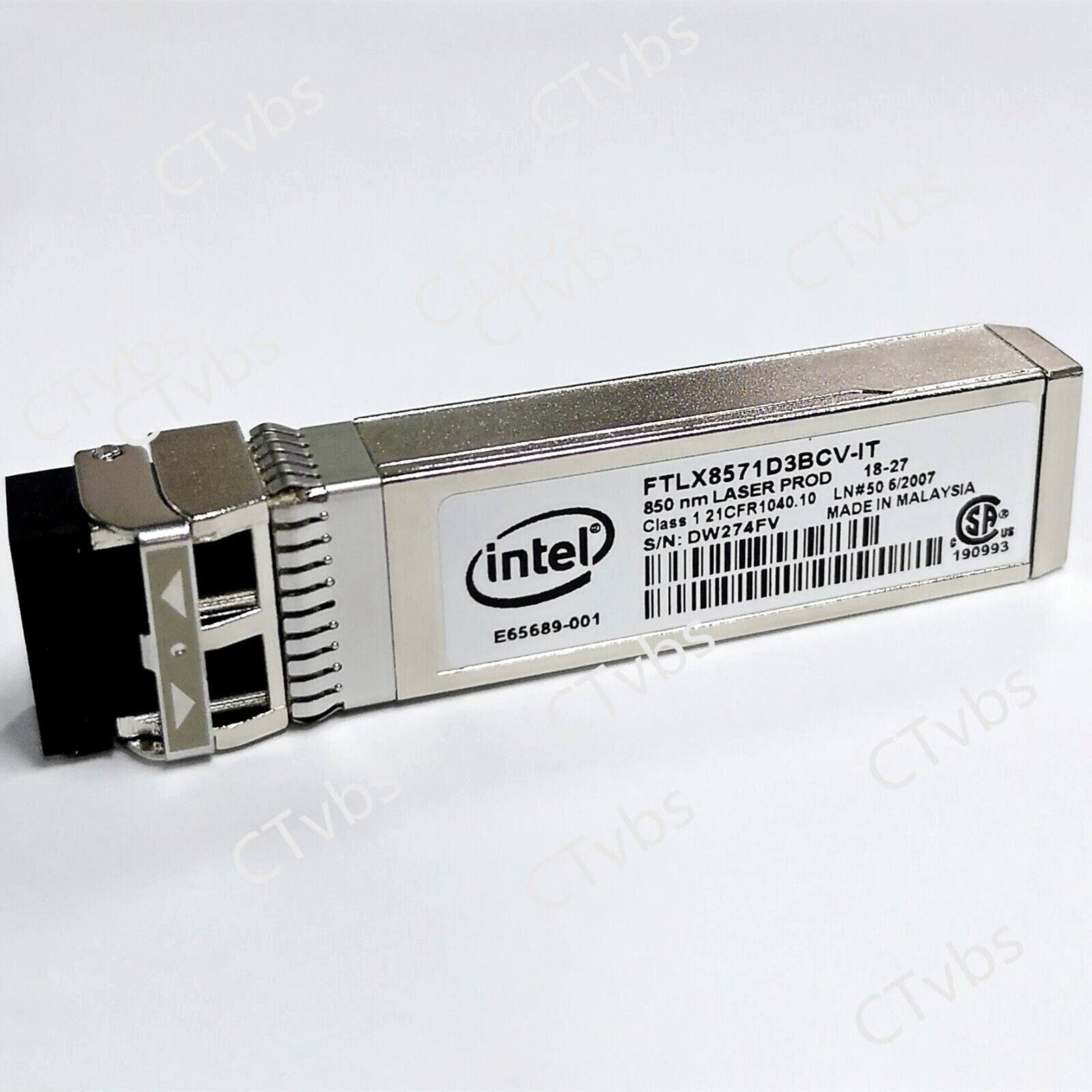 10 unidades de transceptor multimodo 10G Intel X520-DA2 FTLX8571D3BCVIT1 E10GSFPSR