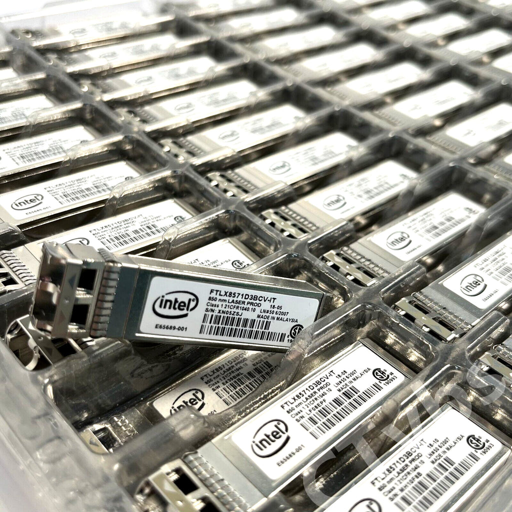 10pcs For intel X520-DA2 FTLX8571D3BCVIT1 E10GSFPSR 10G Multimode Transceiver