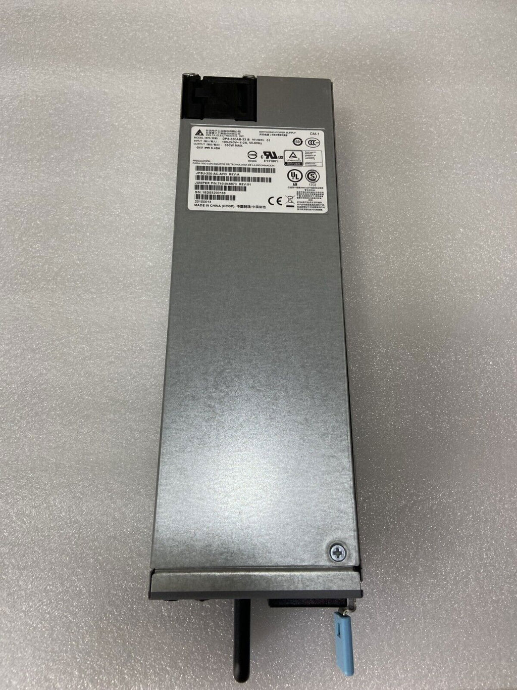 Fuente de alimentación Juniper JPSU-350-AC-AFO DPS-350AB-22 B para EX4300-48P
