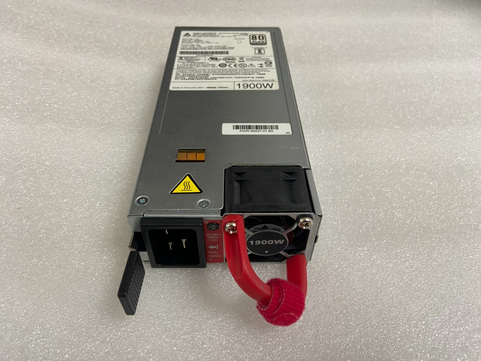 Arista DPS-1900AB 1900W Fuente de alimentación de CA PWR-00237-01 = (PWR-1900AC-F) Buen trabajo