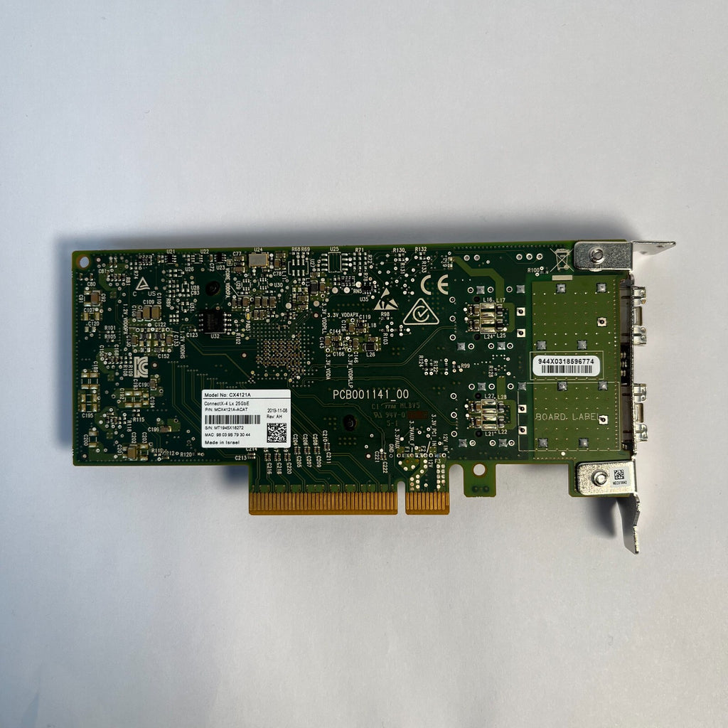 CX4121A MCX4121A-ACAT Mellanox ConnectX-4 Lx 25GbE SFP28 PCIe Ethernet Adapter