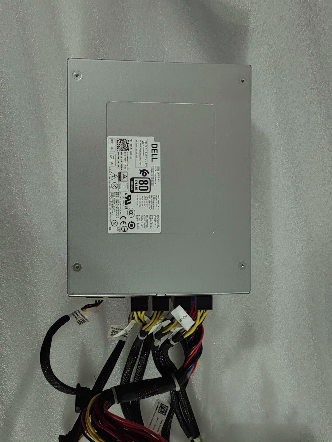 Fuente de alimentación de CA Dell D850EF-00 DPS-850AB-2 con cables de 24 pines, 4 pines y 2 pines