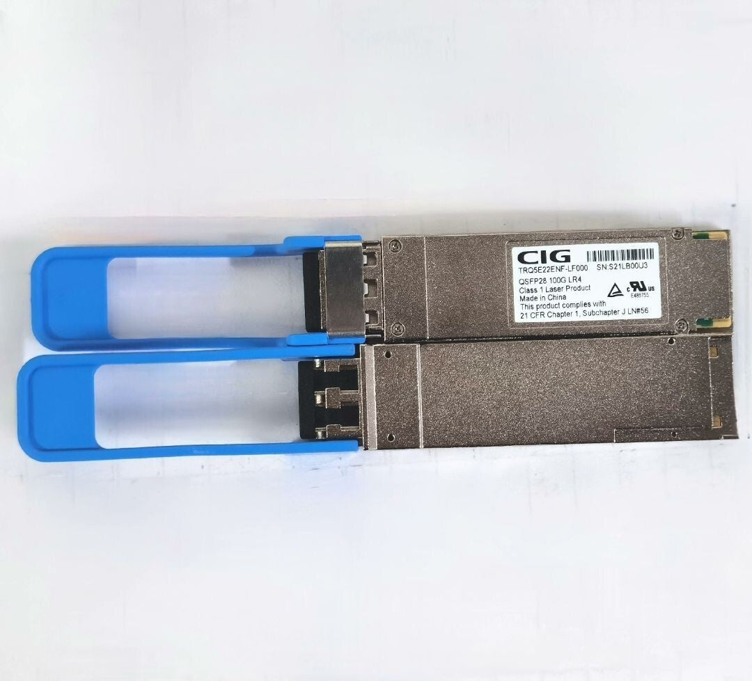 1 unidad CIG OCLARO TRQ5E22ENF-LF000 100G QSFP28 QSFP28-100G-LR4 Transceptor de 10KM