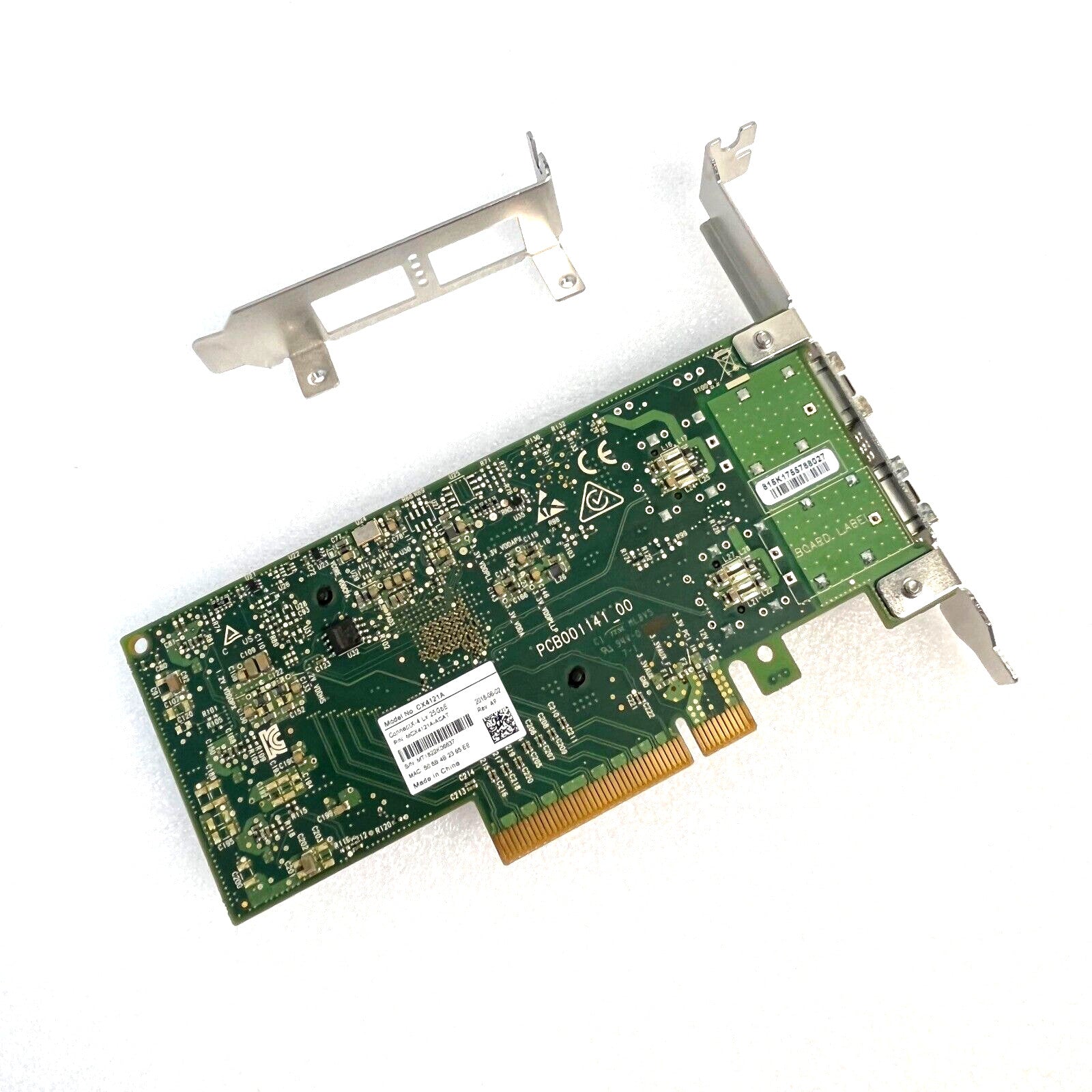 MCX4121A-ACAT Mellanox ConnectX-4 Lx CX4121A 25GbE SFP28 PCIe Ethernet Adapter