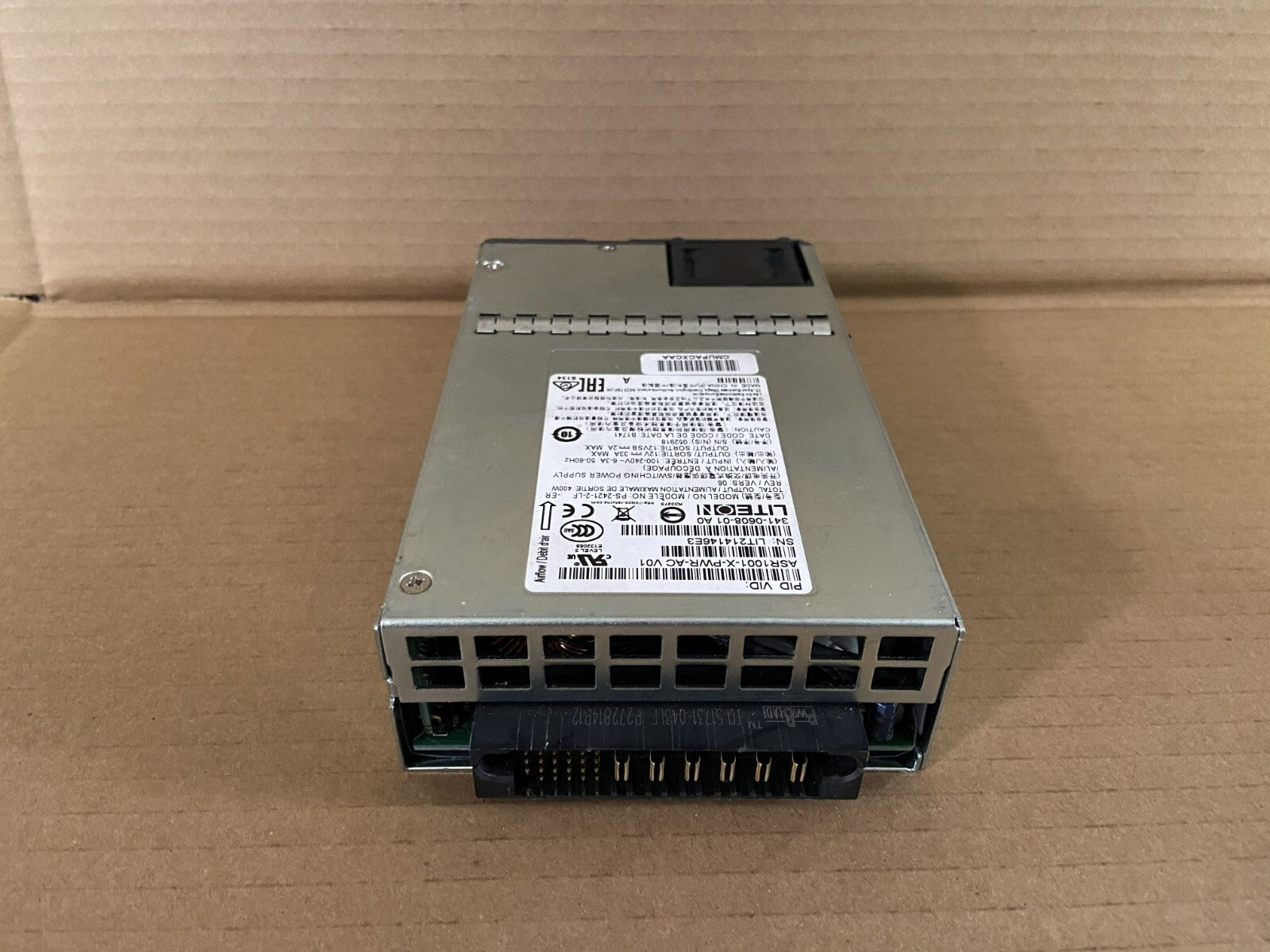 Cisco ASR1001-X-PWR-AC 341-0608-01 Fuente de alimentación de CA para router ASR1001-X buen estado