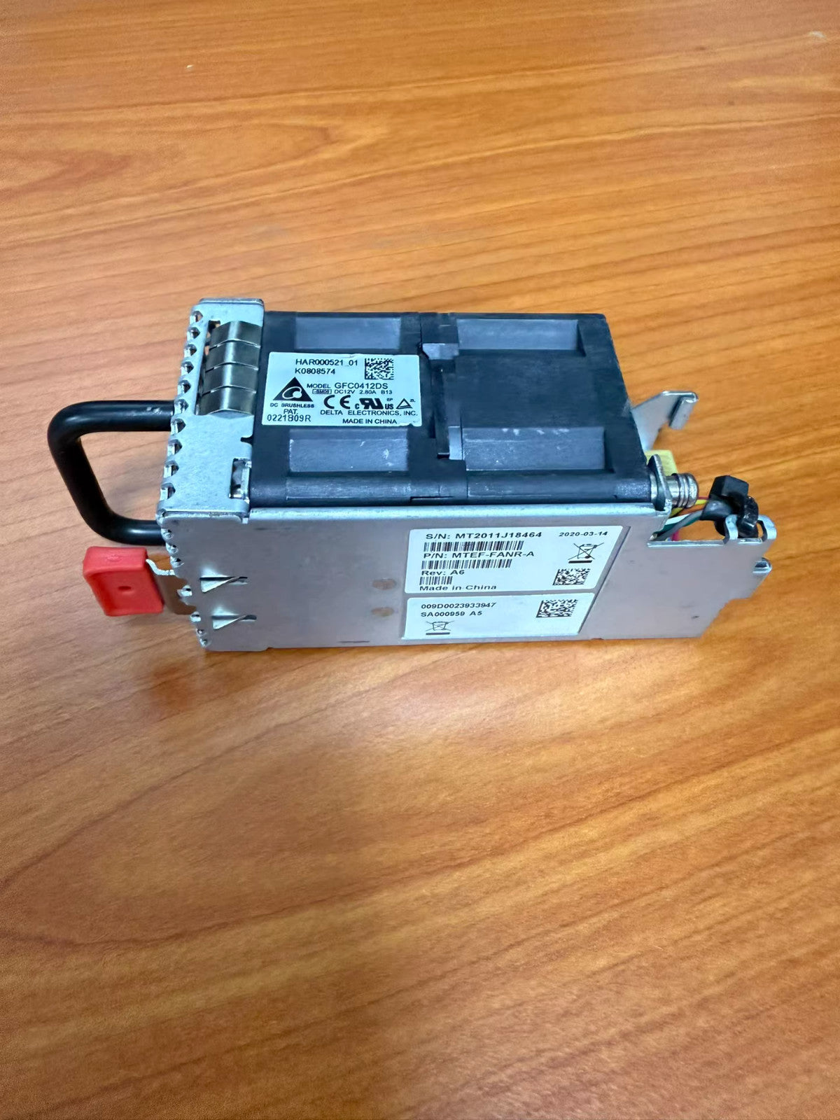 1x Módulo de ventilador de intercambio en caliente Mellanox 40x40mm C2P MTEF-FANR-A para SB7700 SN2700