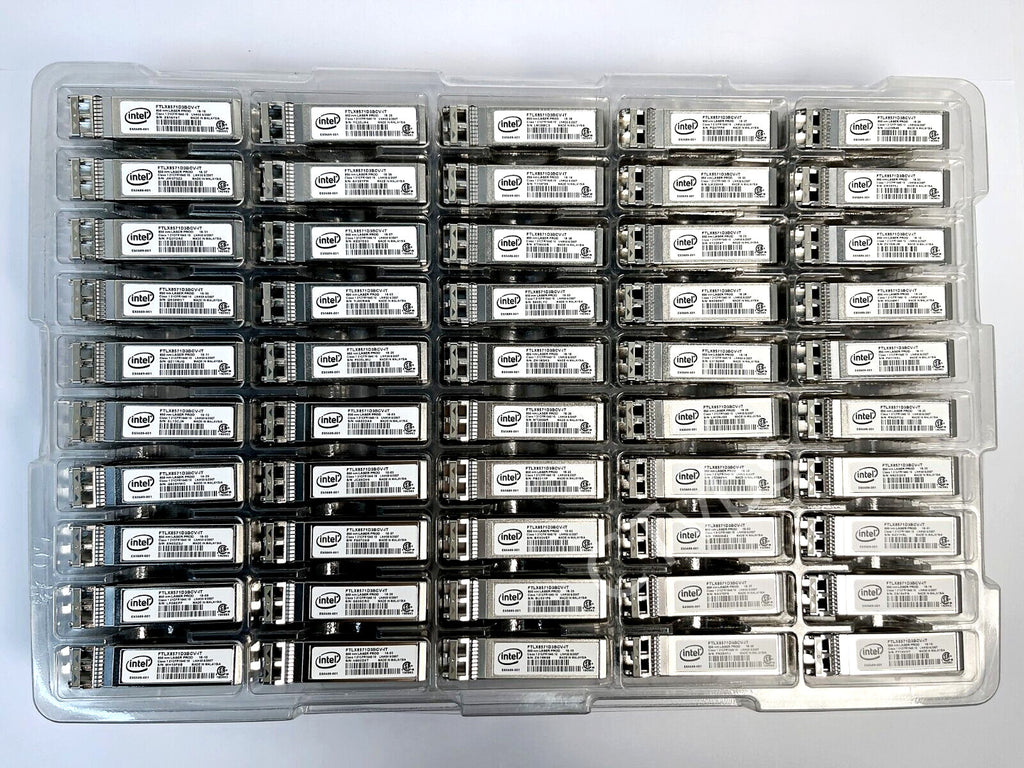 10pcs For intel X520-DA2 FTLX8571D3BCVIT1 E10GSFPSR 10G Multimode Transceiver