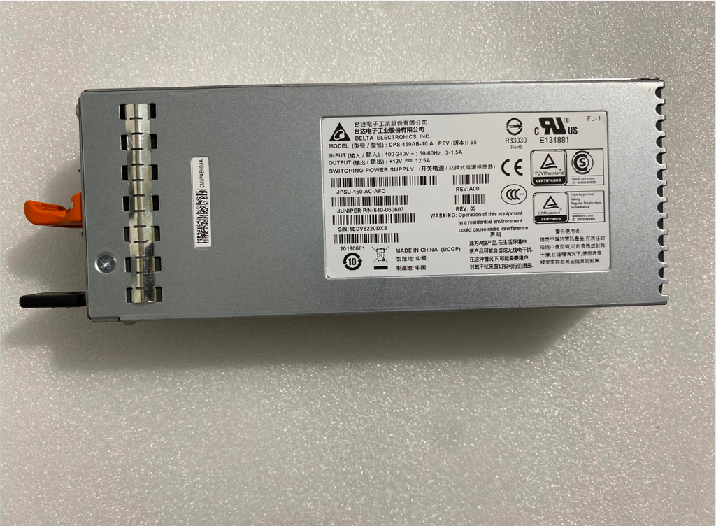Nueva fuente de alimentación de CA Juniper JPSU-150-AC-AFO 640-060603 para EX3400 4100