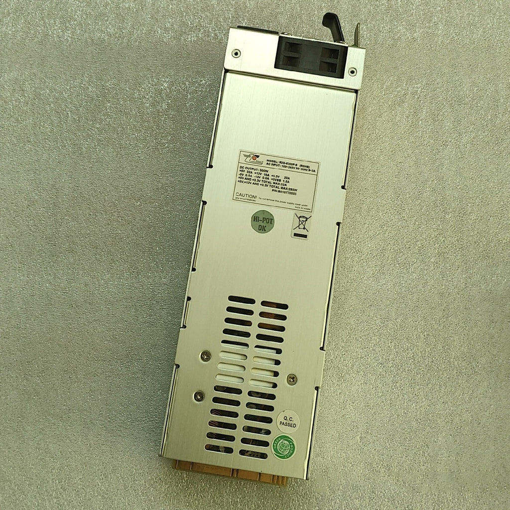 1 unidad EMACS R2G-6300P-R Fuente de alimentación Hot Plug 300W Usada y Probada