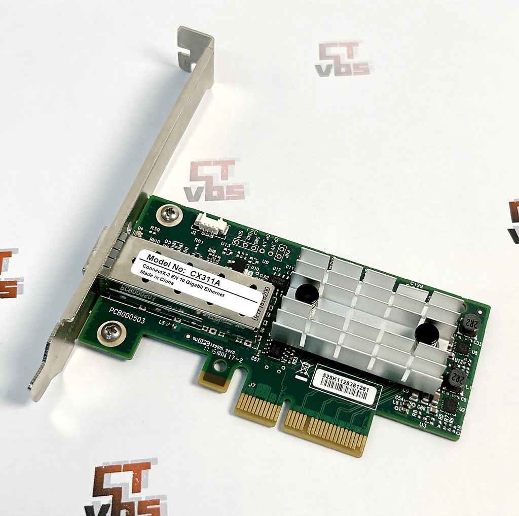 Mellanox MCX311A-XCAT ConnectX-3 EN 10G Ethernet 10GbE SFP+ PCIe NIC w/2 Bracket