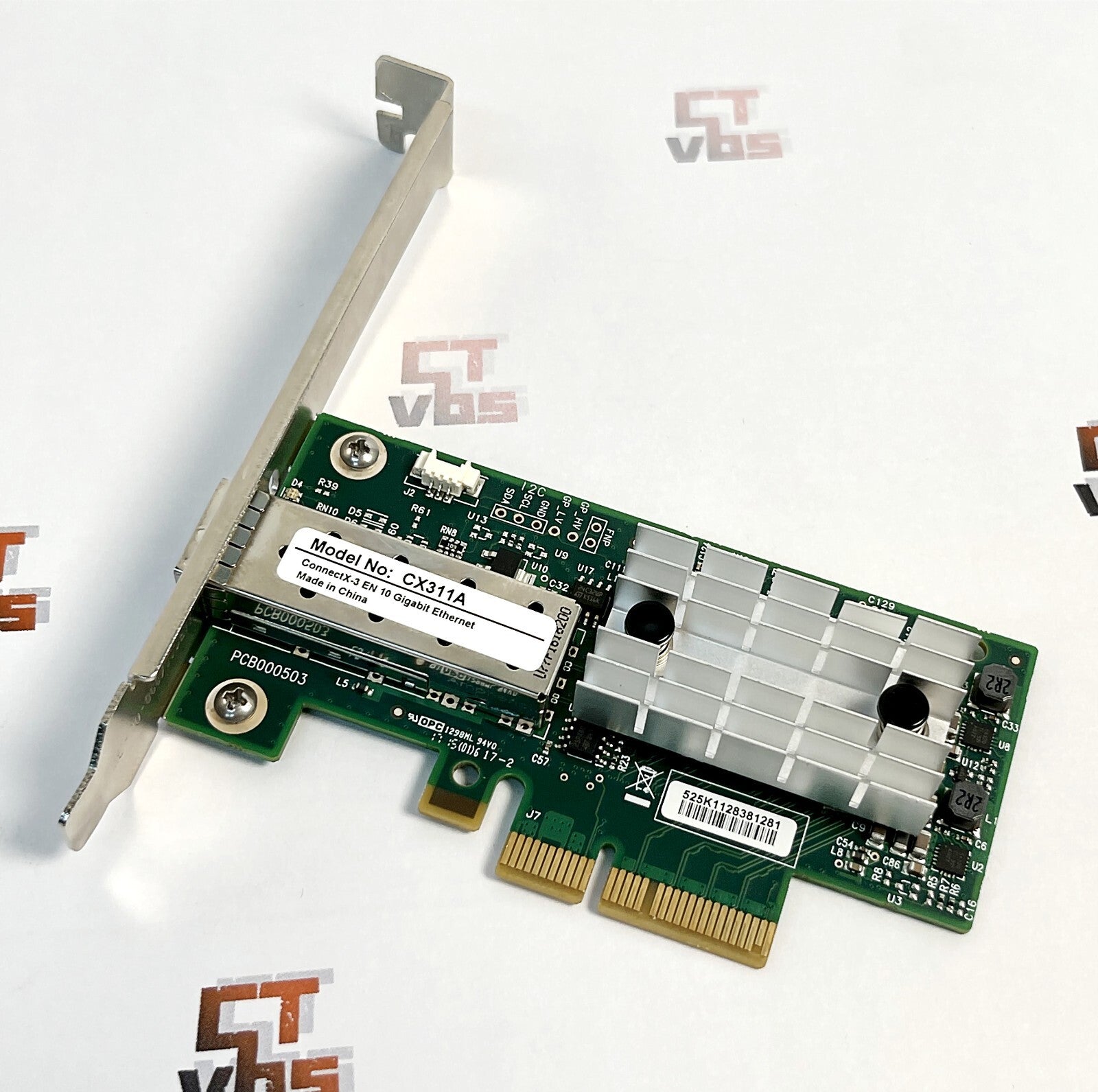 Mellanox MCX311A-XCAT ConnectX-3 EN 10G Ethernet 10GbE SFP+ PCIe NIC w/2 Bracket