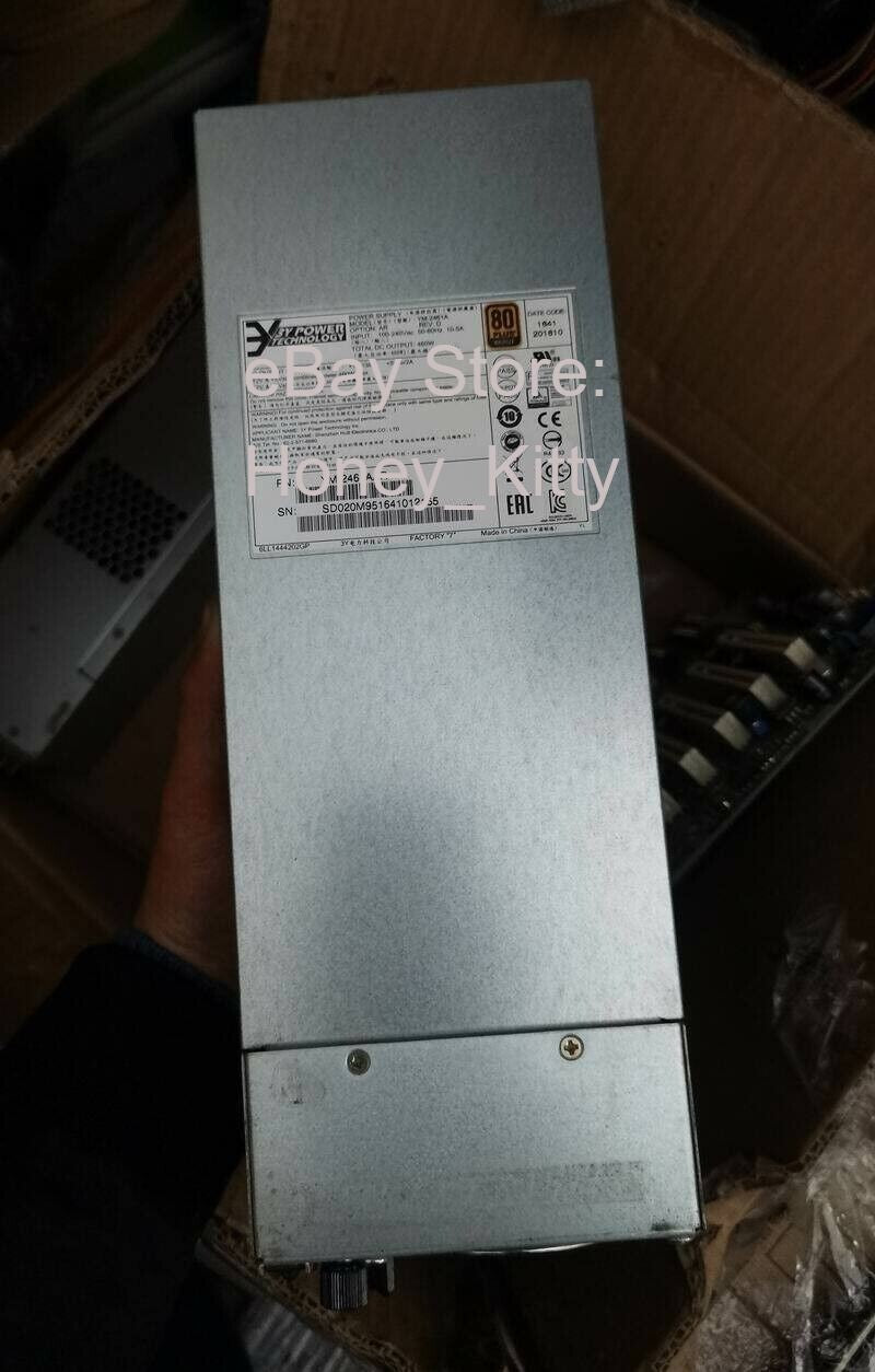 1pcs 3Y YM-2461A 460W hard drive cabinet power supply YM-2461AAR Good work