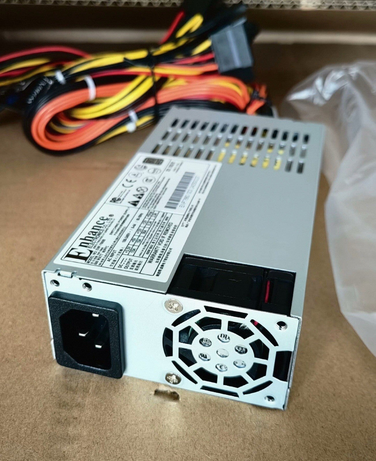 1pc New Open Enhance ENP-7660B 600W Flex ATX 1U Power supply Fedex Fast Shipping