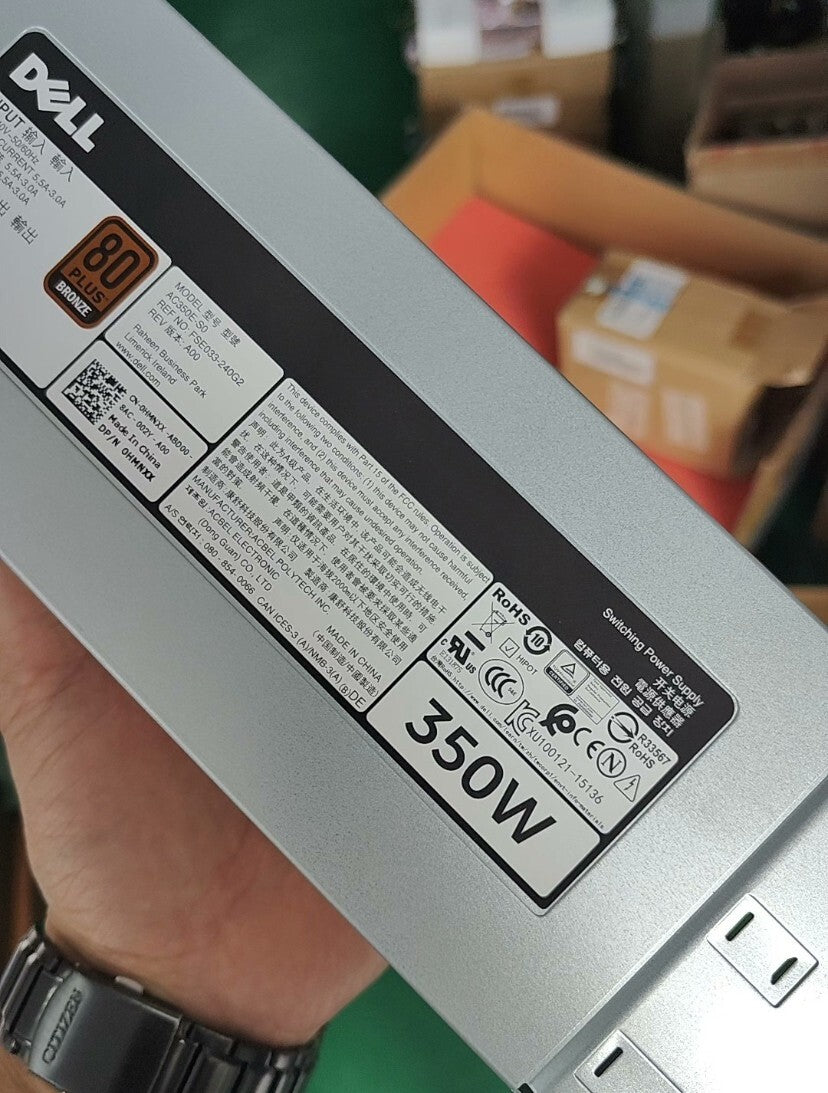 Para fuente de alimentación Dell T330 T340 de 350 W con cable AC350E-S0 D350E-S0 HMNXX V13CW