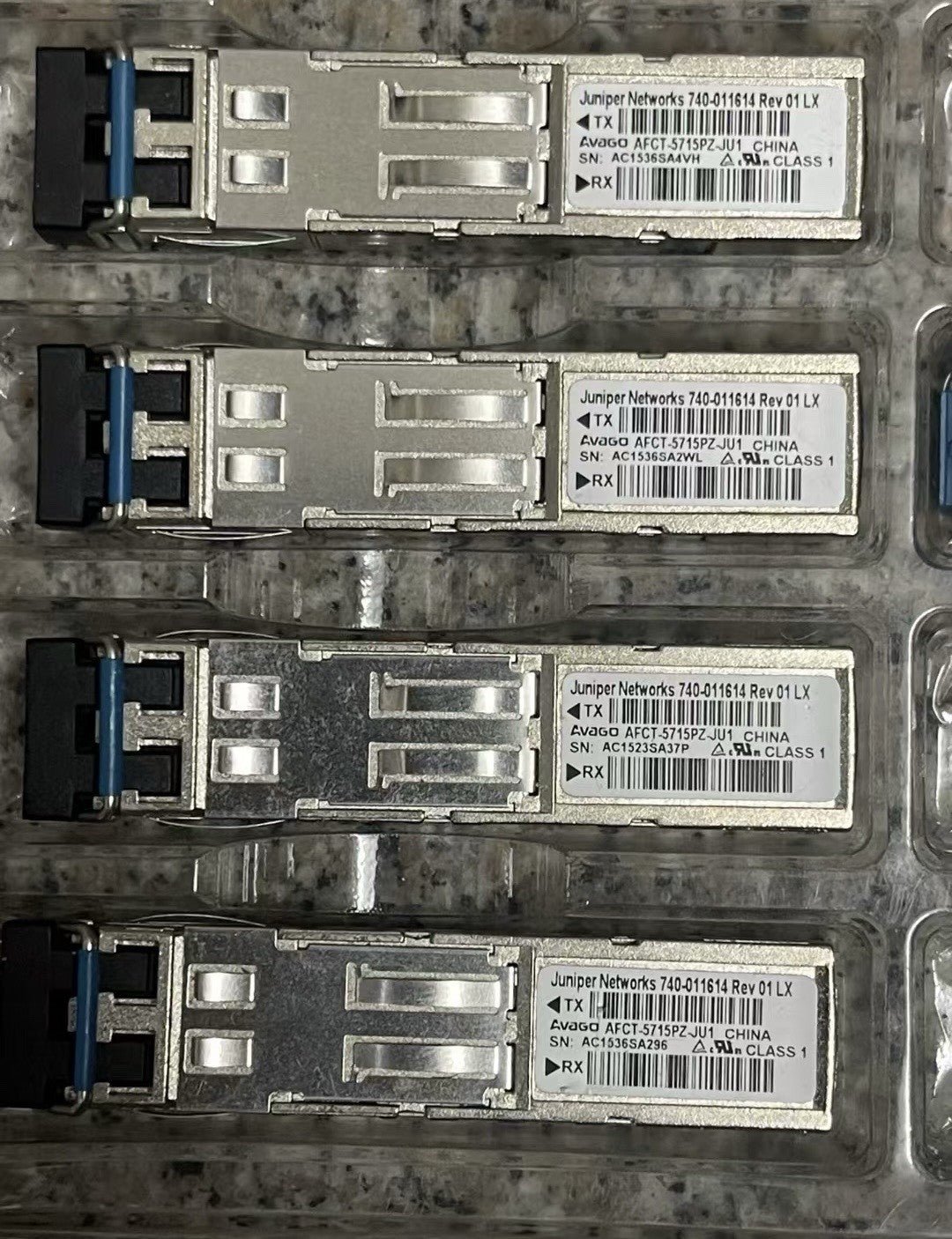 10pcs Juniper 740-011614 1000Base-LX EX-SFP-1GE-LX SRX SFP Transceiver Module