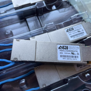2PC AQOLLCQ4EDMA0791 AOI QSFP+ Optical Transceiver 40G LR4 10km CWDM PIN C-Temp for SFP/SFP+ and QSFP Network Equipment - Used