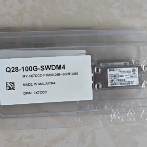 1PC Q28-100G-SWDM4 EMC 0X7CCC 4x25G FTLC9152RGPL-FC 100G Transceiver 1PCS - Used