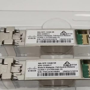 2PC MA-SFP-10GB-SR Meraki 600-22060-C 10GBASE-SR SFP+SR 850nm LC - Used