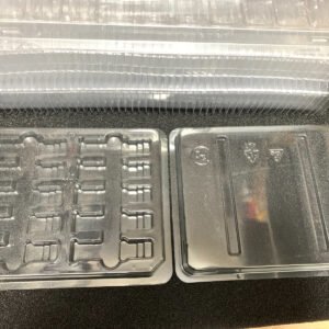 Lot of 20 SFP/SFP+ Transceiver Clamshell Blister Pack Storage Case for 10 Slots - Used