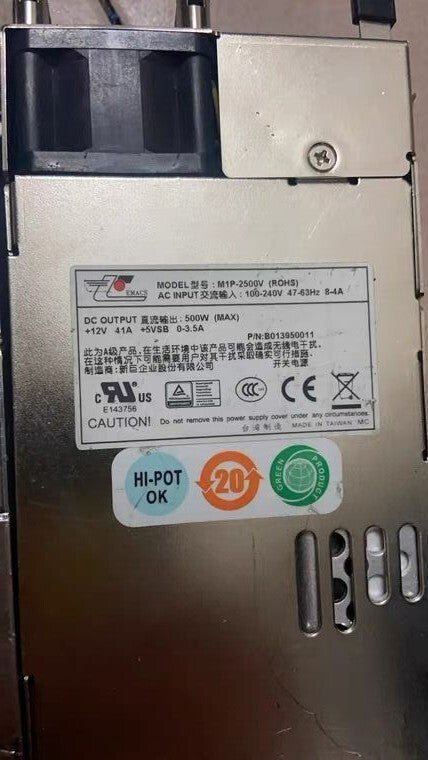 Genuine EMACS M1P-2500V Server Power Supply 500W Used & Tested - Image 3