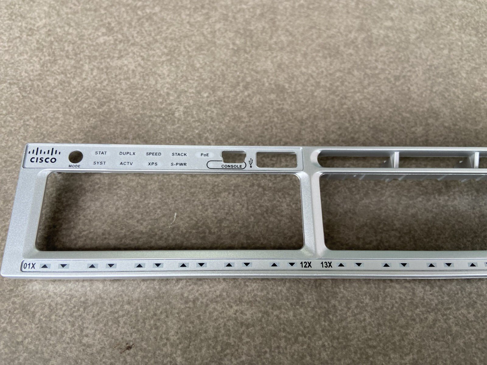 Old Style Cisco WS-C3850-48F-S WS-C3850-48F-E /L Faceplate for Replacement - 图片 2