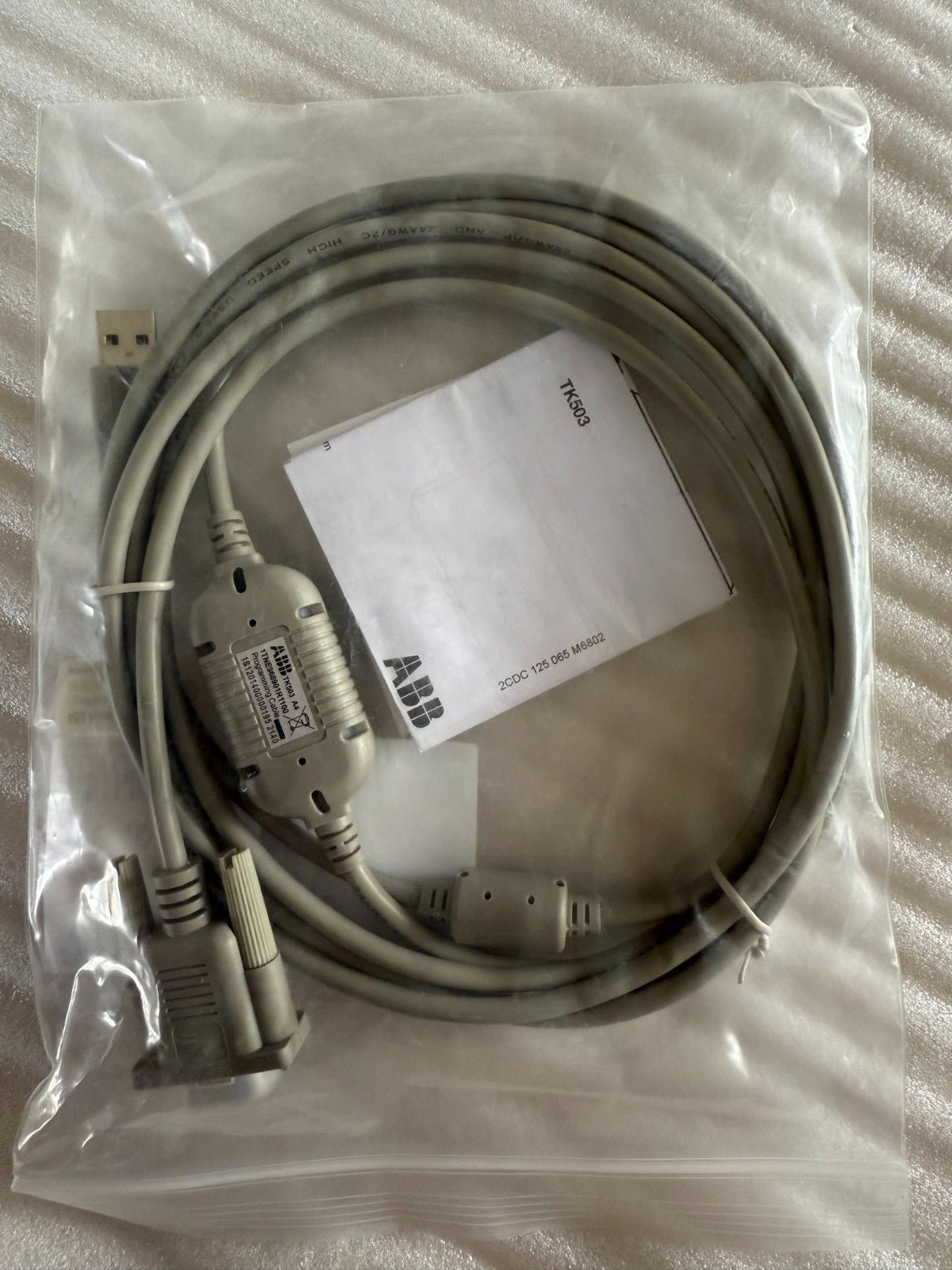 3M ABB TK503 1TNE968901R1100 PROGRAMMABLE CABLE TK503 - Image 2