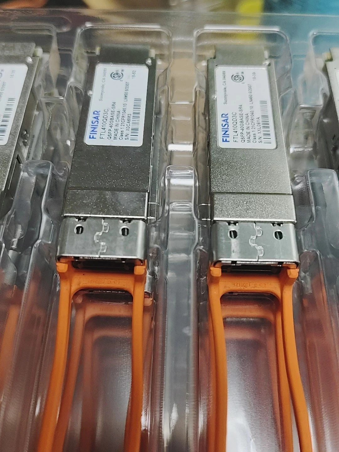 10PC Finisar 40BASE-SR4 MMF 850nm MPO Connector 400m QSFP Transceiver FTL410QD3C - Image 4