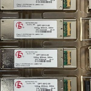 1PC OPT-0012-00 F5 Networks 10Gig, 850nm, 300m XFP Transceiver module for SFP/SFP+ and QSFP Network Equipment - Used