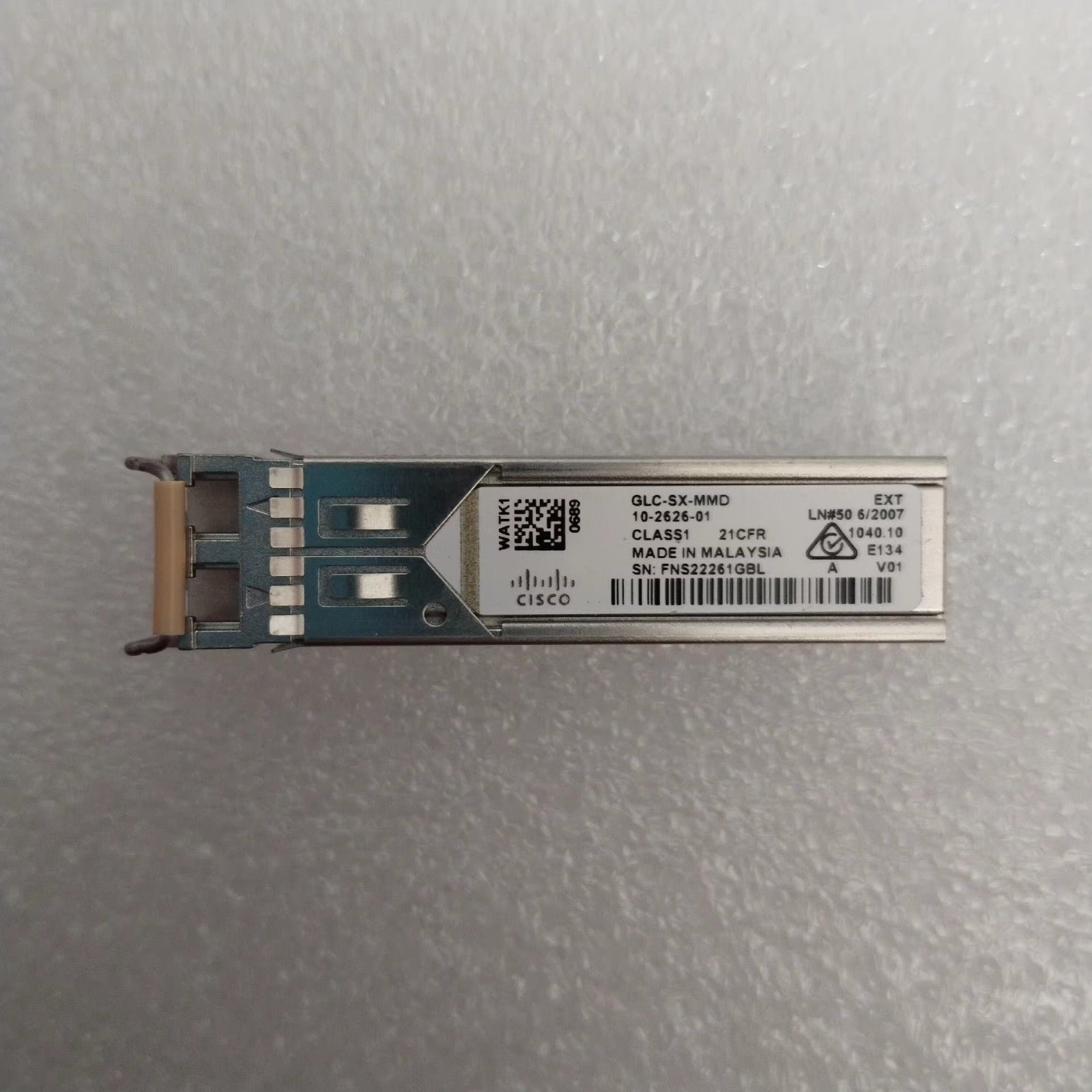 10pcs Genuine Cisco 10-2626-01 GLC-SX-MMD 1000BASE SFP MMF 850nm Transceiver - Image 2