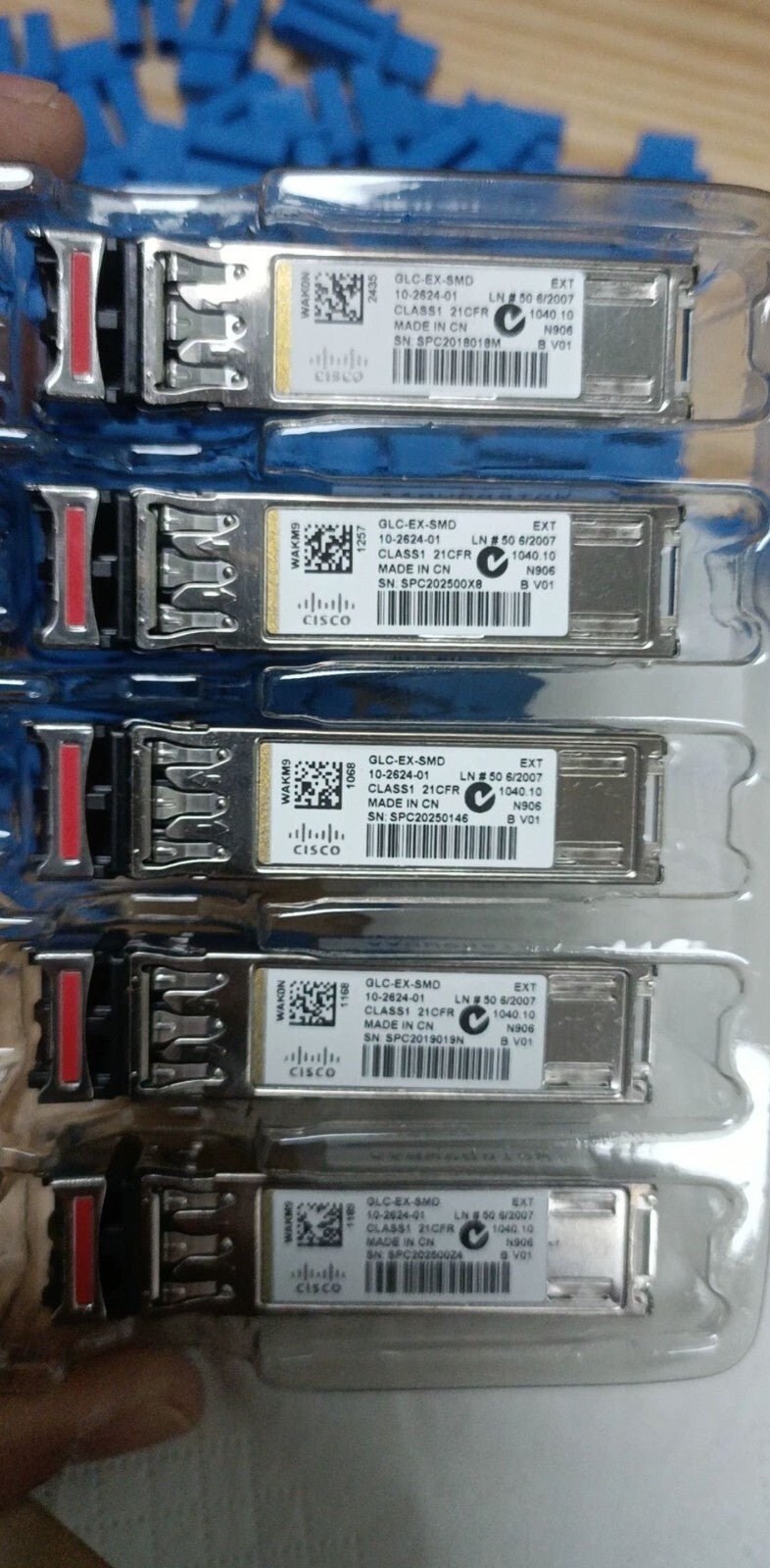 1pcs Cisco GLC-EX-SMD 1000base-ex SFP EX 40km 1310nm SMF LC Transceiver Module - Image 3