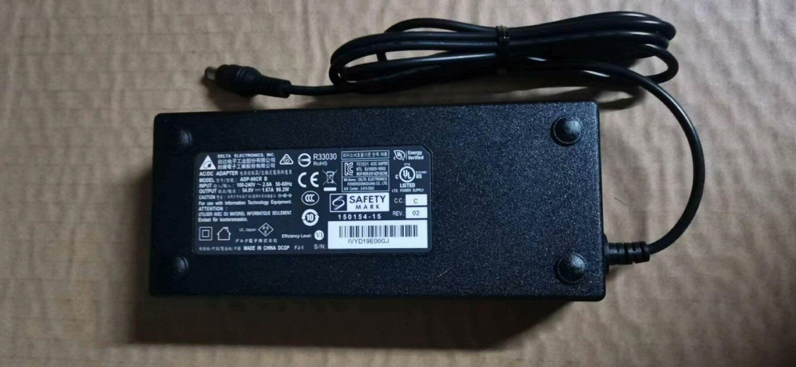 1pcs Cisco ADP-90CR B AC 1.67A 90w Power Adapter good