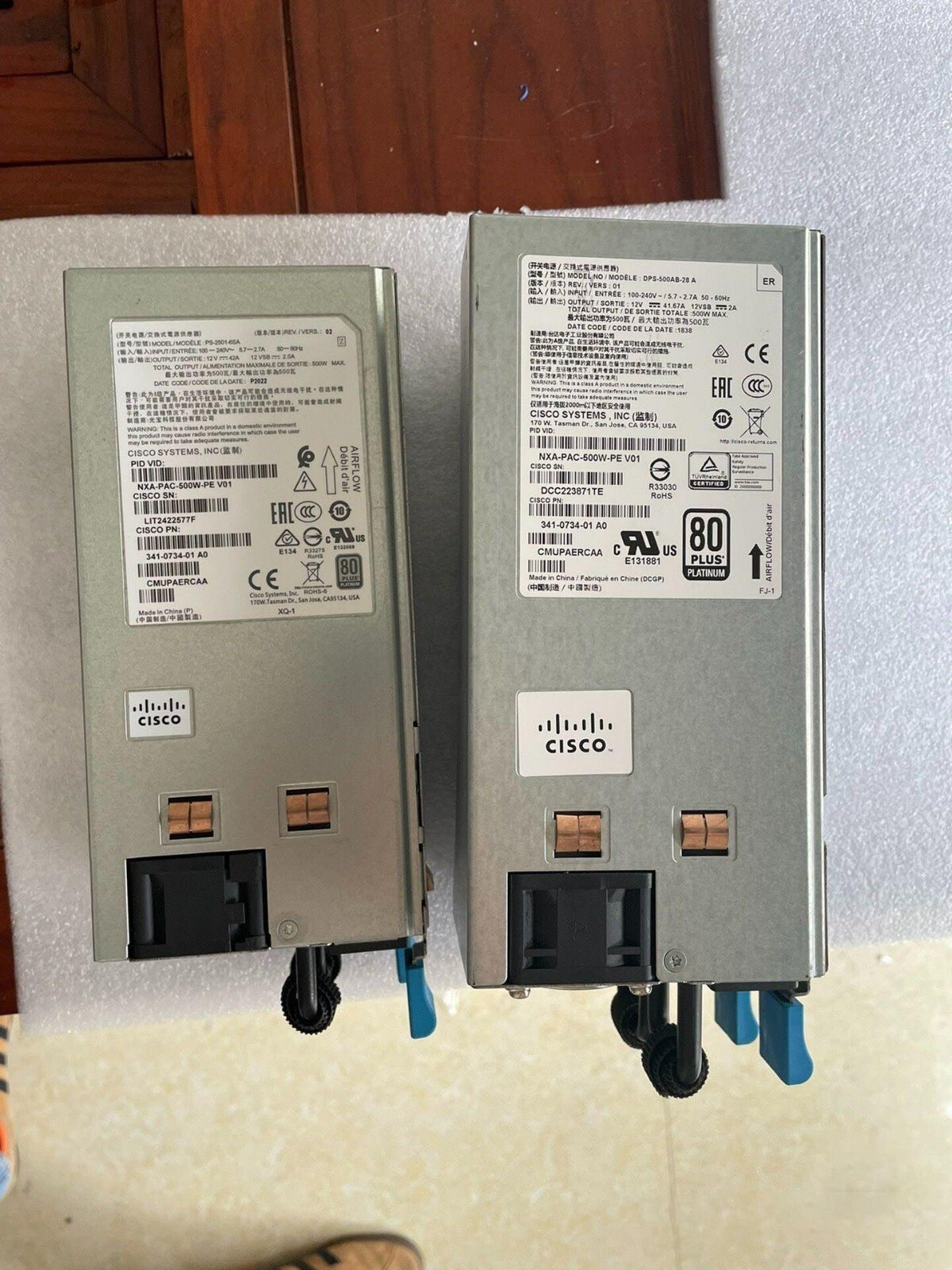 1PCS Cisco NXA-PAC-500W-PE 341-0734 500W AC Power supply for Nexus 9300-EX Teste - Image 2