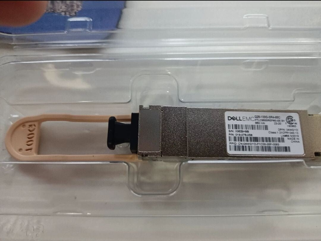 1pcs Dell EMC 04WGYD FTLC9555REPM3-E5 Q28-100G-SR4-85C 100GBASE-SR4 Transceiver - Image 4