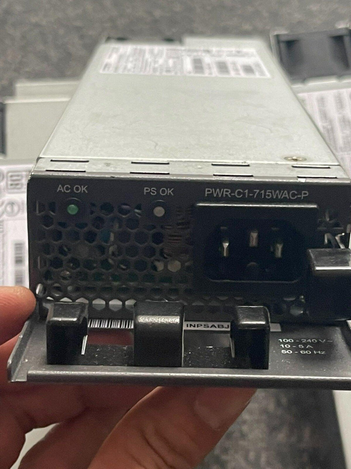 1pcs Cisco PWR-C1-715WAC-P 341-100577-01 AC Power Supply for C9300 Series good - 图片 3
