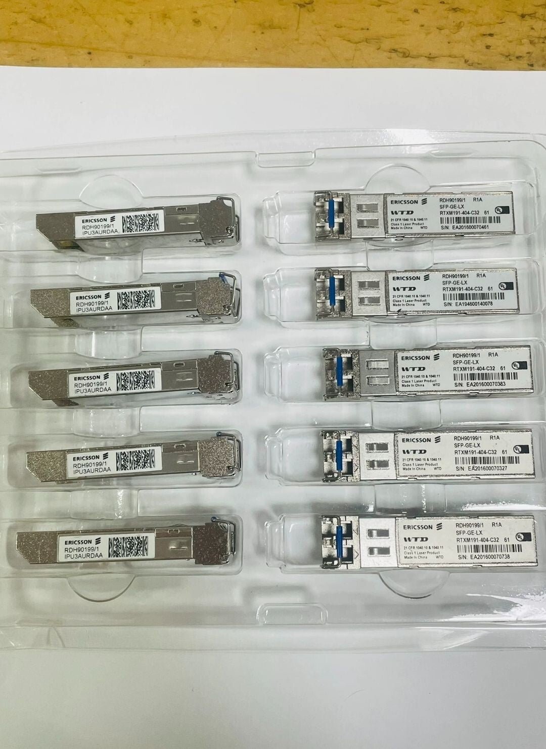 10pcs Ericsson RDH90199/1 1Gbps 1000GBase-LX SFP-GE-LX LC-SFP Fiber Module